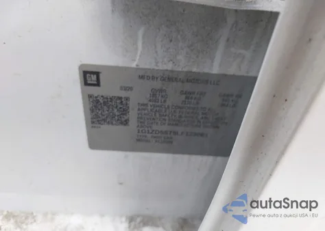 2020 Chevrolet Malibu Fwd Lt z USA, uszkodzony, nr VIN 1G1ZD5ST5LF123061